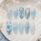 Aquatic Garden 3D Sea Life Press On Nails — image 2