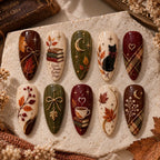 Autumn Book Lover 3D Press On Nails — image 2