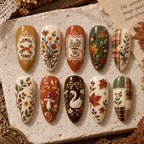 Autumn Woodland Story 3D Press On Nails — image 2