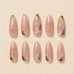 Blush Marble Celestial Star Press On Nails — image 2