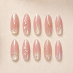 Blush Pearl Orbit Press On Nails — image 2