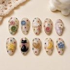 Button Garden Black Cat 3D Press On Nails — image 2