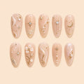 Celestial Blossom Moon & Star Press On Nails — image 1