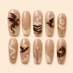 Celestial Dragon & Spellbook 3D Press On Nails — image 1