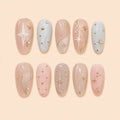 Celestial Starlight Rhinestone Press On Nails — image 1