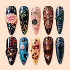 Christmas Toybox Reindeer 3D Press On Nails — image 1