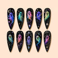 Cosmic Specter Stiletto Press On Nails — image 1