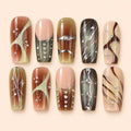 Earthbound Orbit Rhinestone Press On Nails — image 1