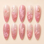 Fairycore Moonlit Fairy & Butterfly Iridescent Press On Nails