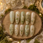 Fairycore Spring Fairy & Butterfly Iridescent Press On Nails