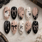 Ghostly Bows Halloween Press On Nails — image 2