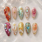 Gilded Cosmic Treasure Press On Nails — image 2