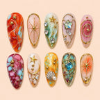 Gilded Cosmic Treasure Press On Nails — image 1