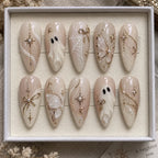 Gilded Ghost and Butterfly 3D Press On Nails — image 2