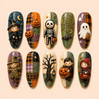 Halloween Storybook 3D Character Press On Nails — image 1
