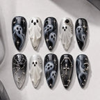 Haunted Ghost Coffin 3D Press On Nails — image 2