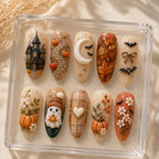 Haunted Harvest 3D Halloween Press On Nails — image 2