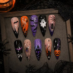 Haunted Night 3D Stiletto Press On Nails — image 2