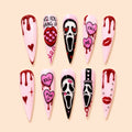 Horror Love Drip Stiletto Press On Nails — image 1