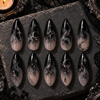 Midnight Moon & Star Rhinestone Press On Nails — image 2