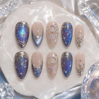 Midnight Orbit Moon & Star Press On Nails — image 2