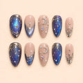 Midnight Orbit Moon & Star Press On Nails — image 1