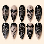 Midnight Relics Gothic 3D Press On Nails — image 1