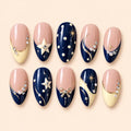 Midnight Star French Tip Press On Nails — image 1