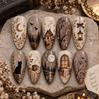 Moonlit Woodland Cottage Press On Nails — image 2
