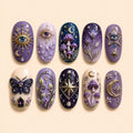 Mystic Mushroom Moon Fairycore Press On Nails — image 1