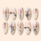 Serendipity Silver Orbit Celestial Press On Nails — image 1