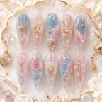 Starlit Blossom Charm Press On Nails
