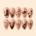 Western Rodeo 3D Charm Press On Nails — image 1