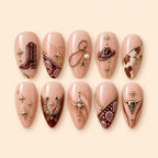 Western Rodeo 3D Charm Press On Nails — image 1