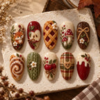 Woodland Harvest Fox & Apple 3D Press On Nails — image 2