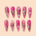 Y2K Cross Butterfly Heart 3D Press On Nails — image 1