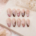 Y2K Flower Star Vine 3D Press On Nails — image 2