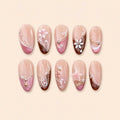 Y2K Flower Star Vine 3D Press On Nails — image 1