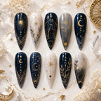 Zodiac Celestial Symbols Press On Nails